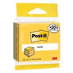 Notes adesivi 390 ff carta PEFC (76x76mm) POST-IT Multicolore 4046719432080 - immagine 1