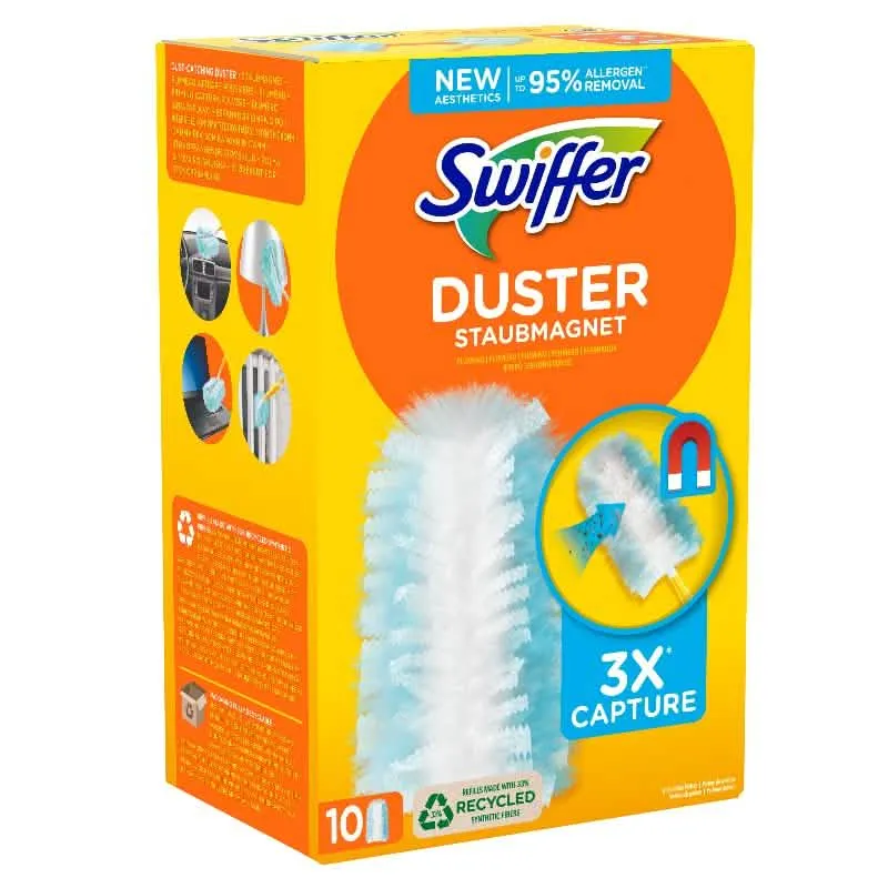 Duster Swiffer con 10 Ricariche per una Pulizia Efficace della Casa - immagine 1