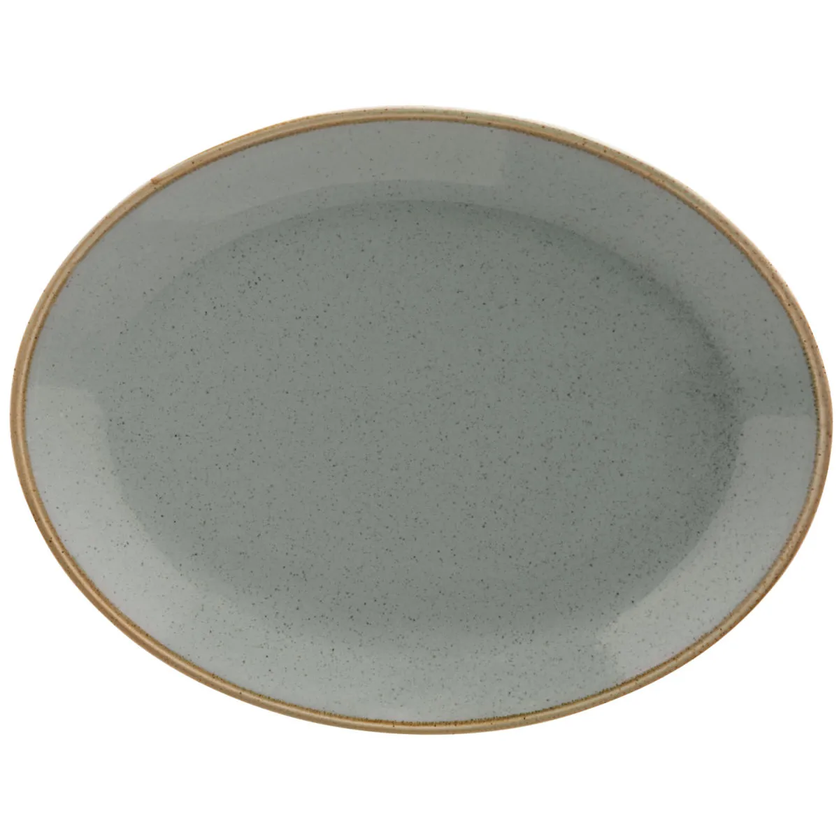 6x VEGA Piatto da portata Sidina ovale; 31x23.5x3.1 cm (LxLxH); grigio; ovale; 6 pz. / Pacco - immagine 1