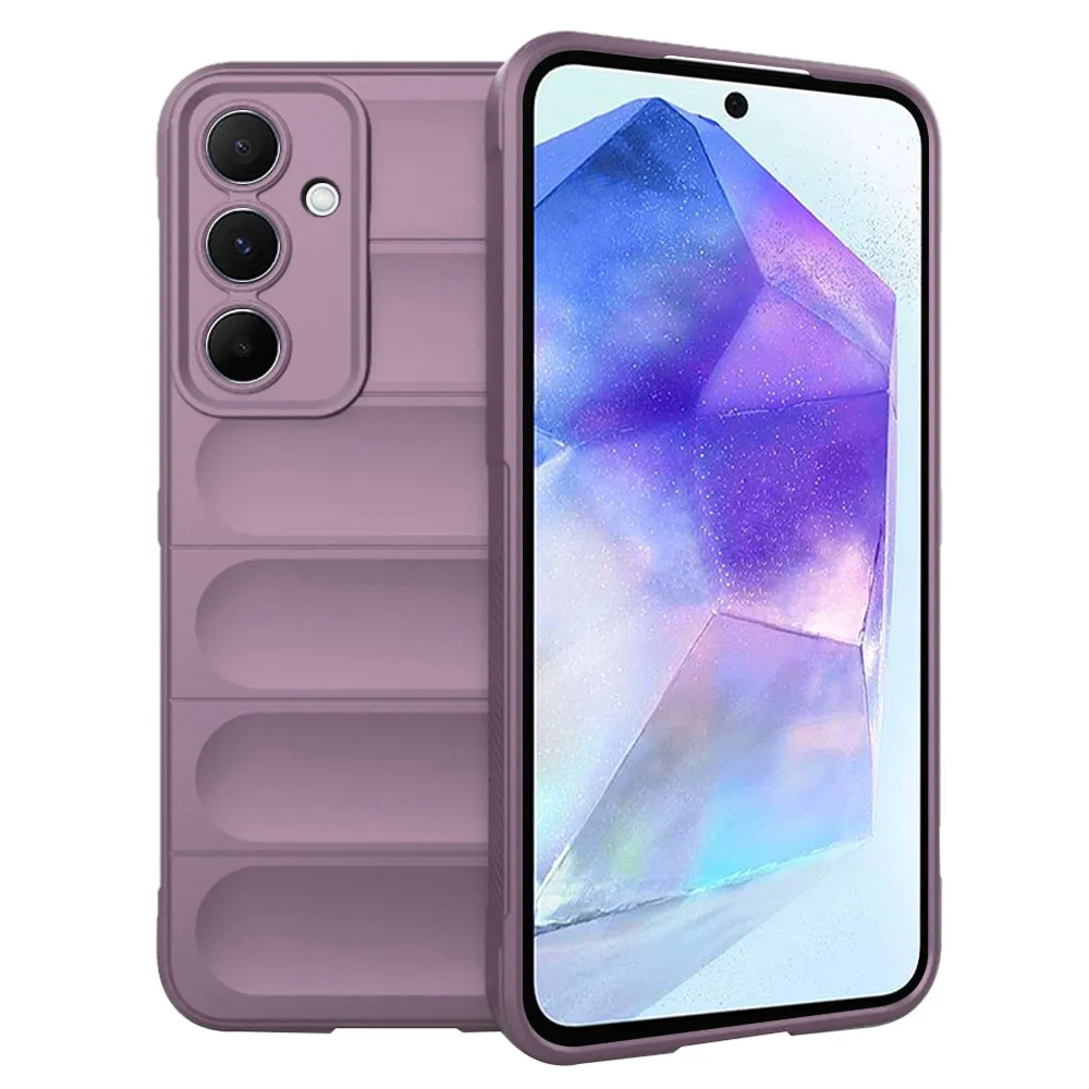 Custodia per Samsung Galaxy A55 5G A556, Techsuit, Magic Shield, Viola - immagine 1