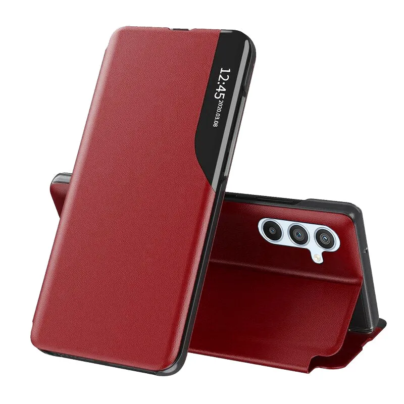 Custodia per Samsung Galaxy A54 A546, Techsuit, eFold, Rossa - immagine 1