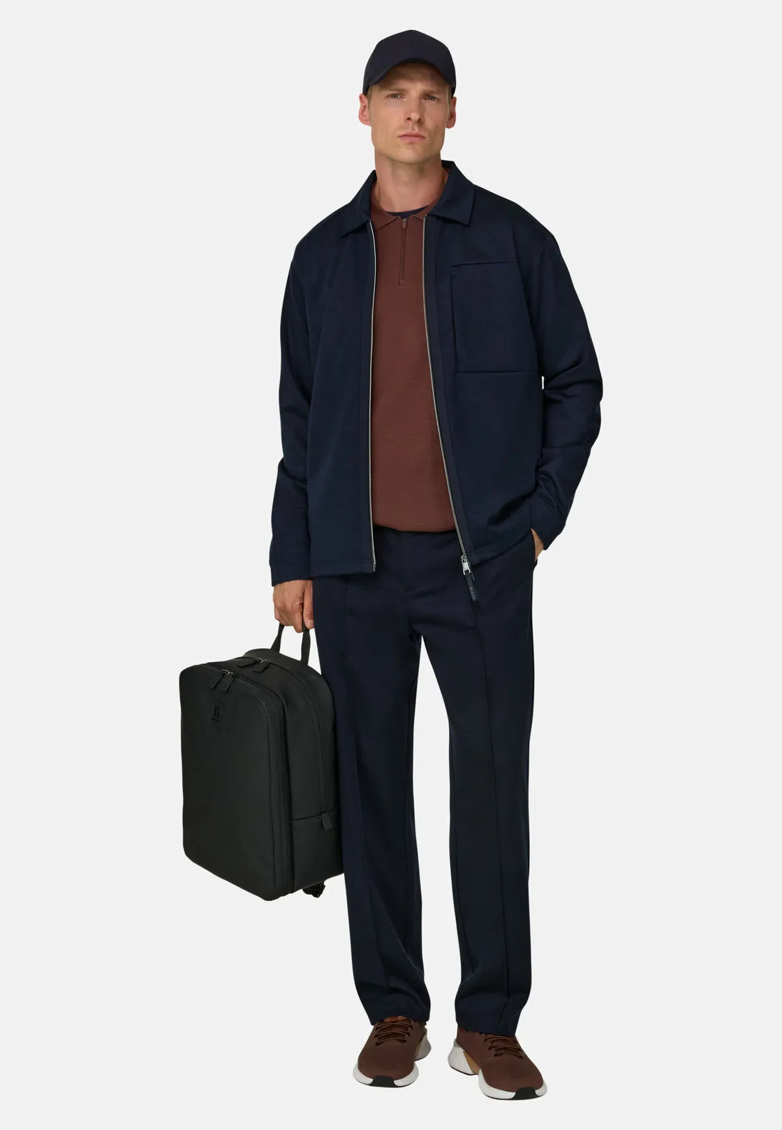 Boggi, Giacca Camicia Wooltech, Uomo, Navy, Taglia: XXL - immagine 2