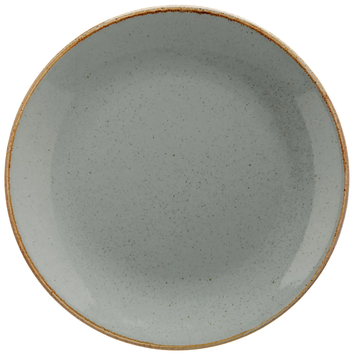 6x VEGA Piatto Sidina piano; 24 cm (Ø); grigio; rotonda; 6 pz. / Pacco - immagine 1