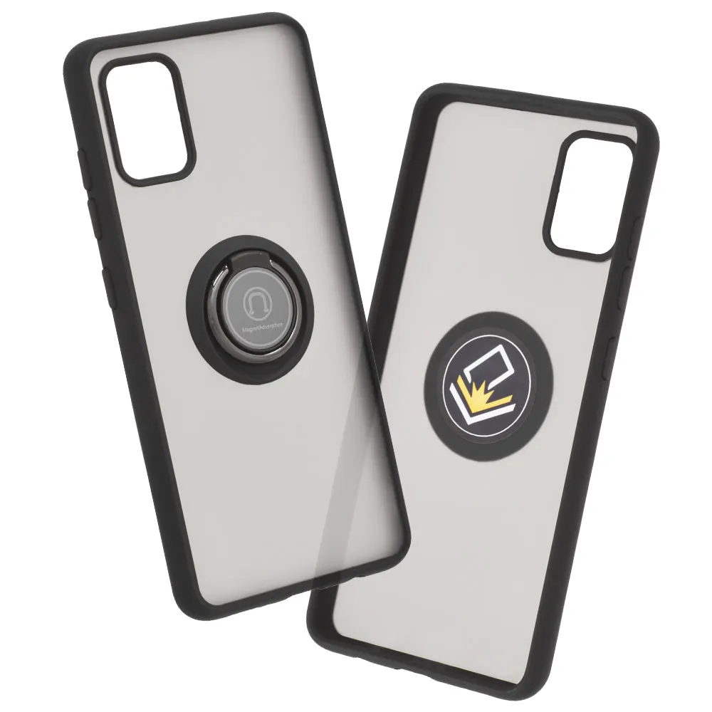 Custodia per Samsung Galaxy A51 A515, Techsuit, Glinth, Nera - immagine 1