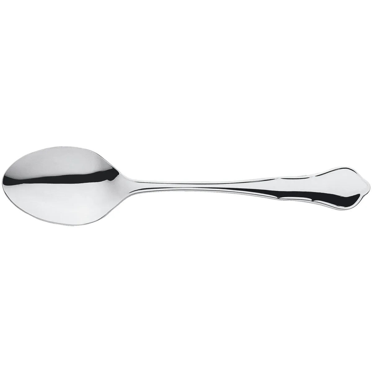12x PULSIVA Cucchiaio tavola Malaga II; 20.5 cm (L); argento, manico argento; 12 pz. / Pacco - immagine 1