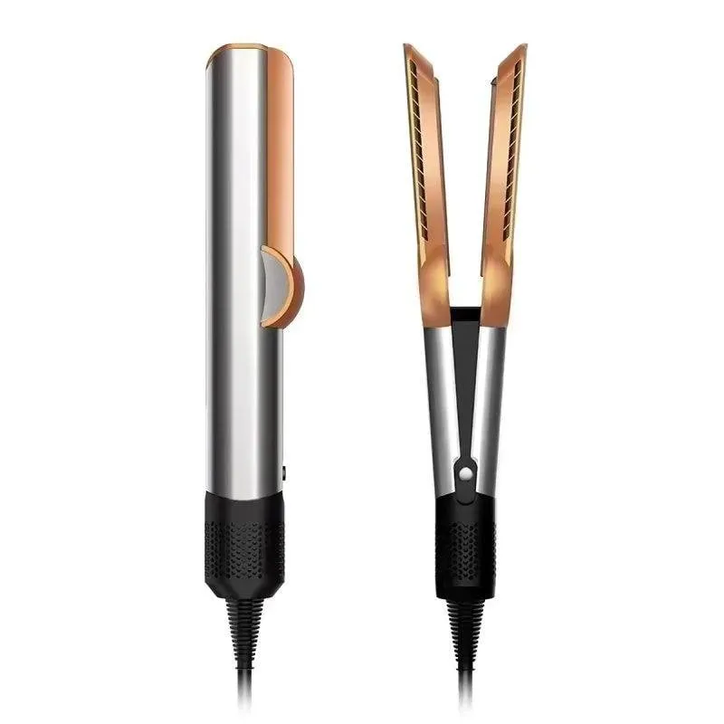 Piastra per Capelli 2 in 1 Klack Ioni Negativi Anticrespo 1300W Capelli Umidi e Secchi Grigio - immagine 1