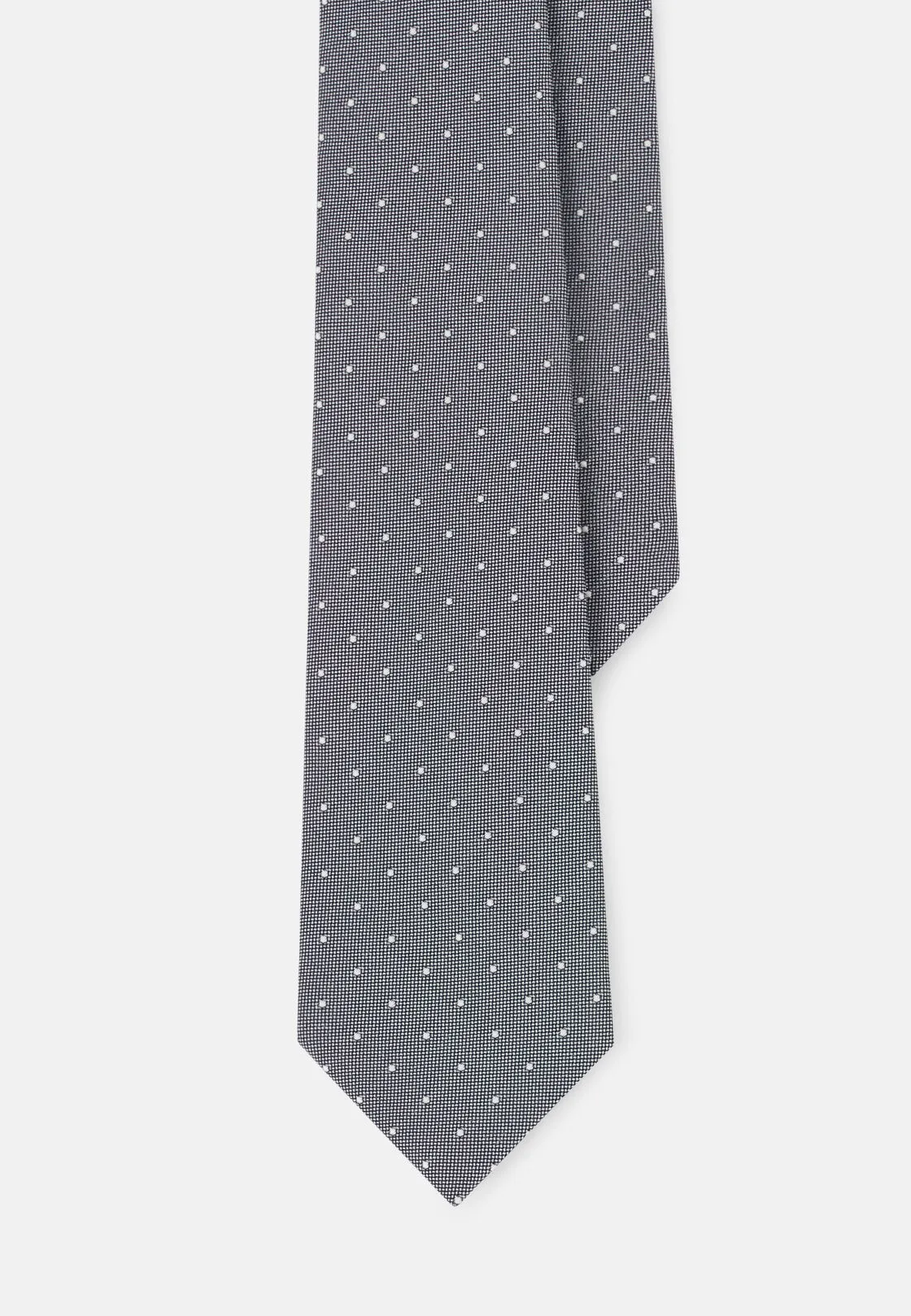 Boggi, Cravatta Cerimonia Jacquard Pois In Seta, Uomo, Blu - immagine 1