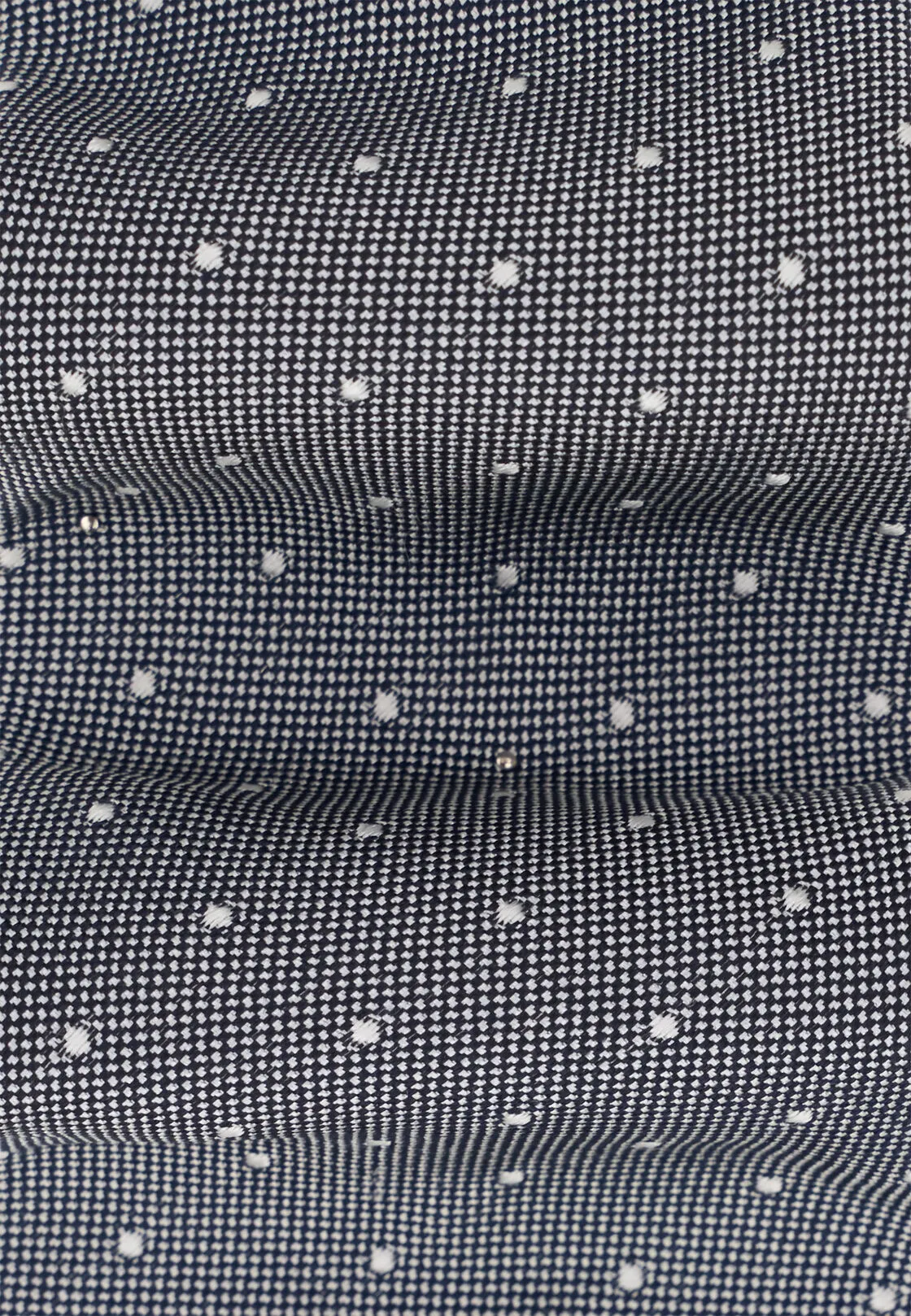 Boggi, Cravatta Cerimonia Jacquard Pois In Seta, Uomo, Blu - immagine 2