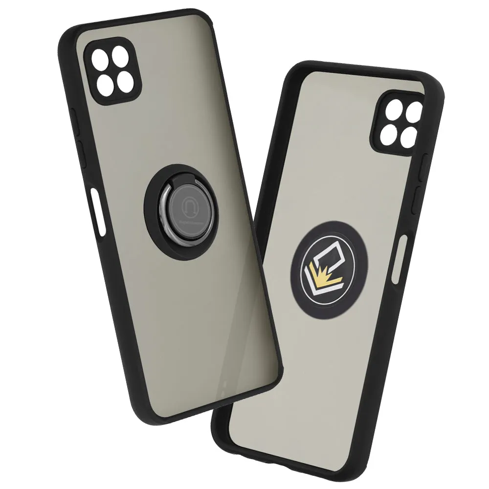 Custodia per Samsung Galaxy A22 5G A226, Techsuit, Glinth, Nera - immagine 1