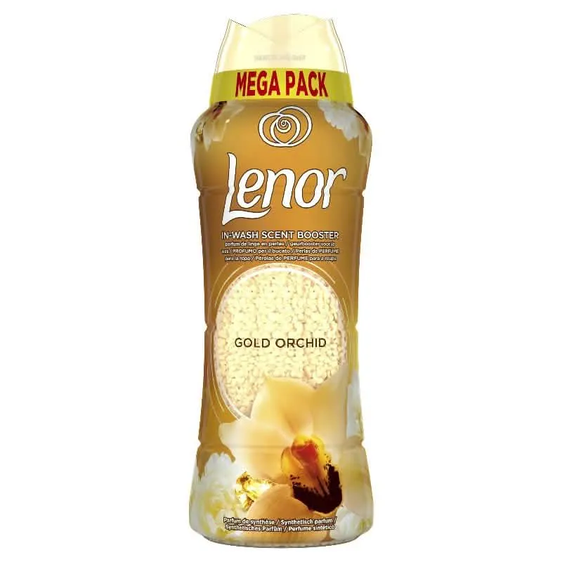 Lenor Perle Mega Pack Orchidea Oro 570gr - Profumo Intenso per la Casa - immagine 1