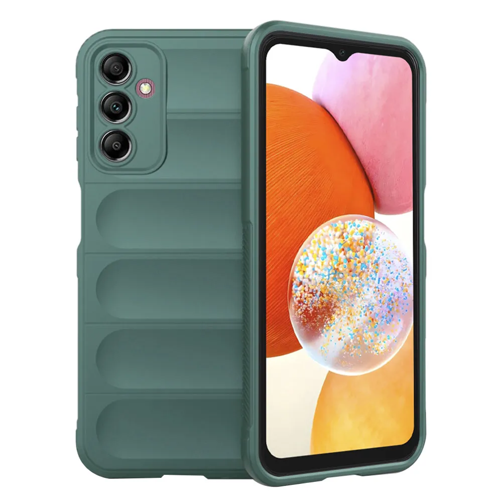 Custodia per Samsung Galaxy A14 A145 / A14 5G A146, Techsuit, Magic Shield, Verde - immagine 1
