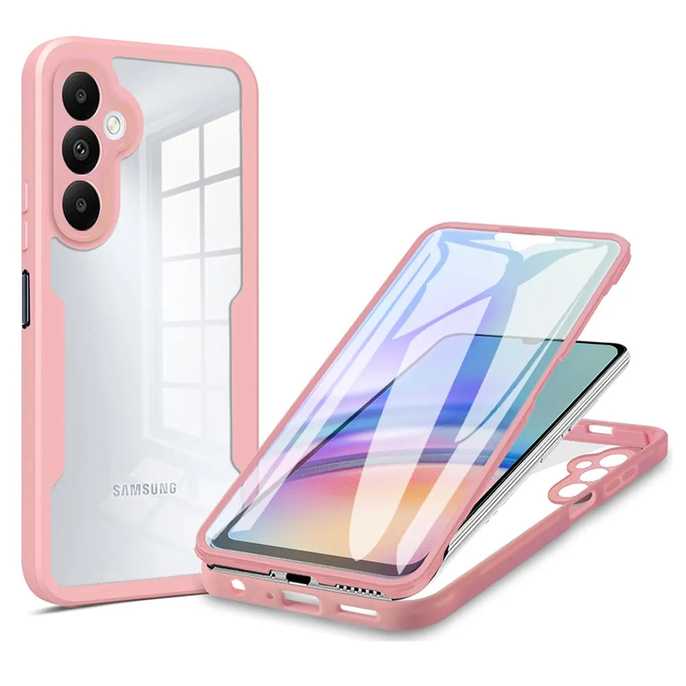 Custodia per Samsung Galaxy A05s A057, Techsuit, ColorVerse 360, Rosa - immagine 1