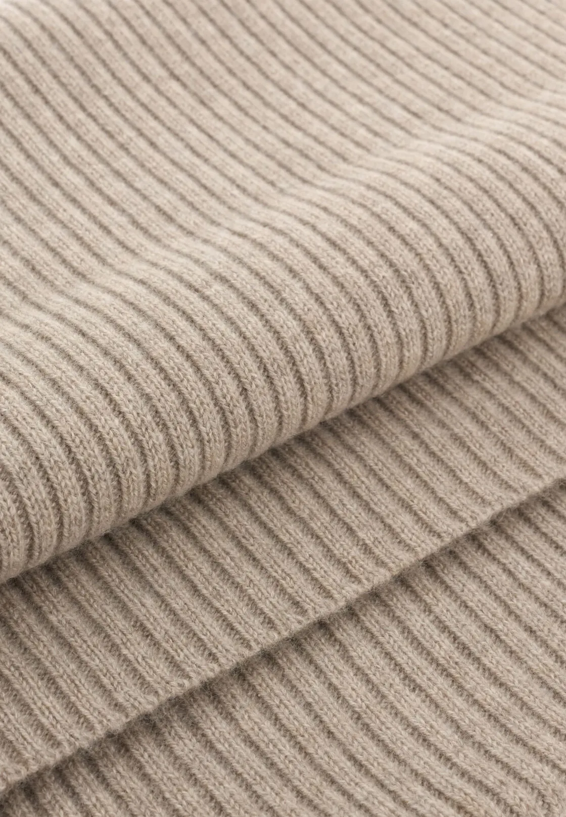 Boggi, Sciarpa A Coste In Cashmere, Uomo, Sabbia - immagine 3