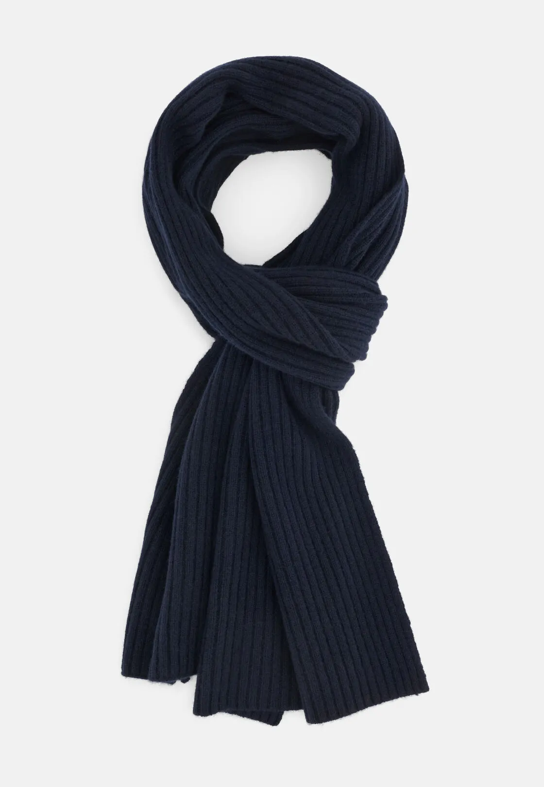 Boggi, Sciarpa A Coste In Cashmere, Uomo, Navy - immagine 2