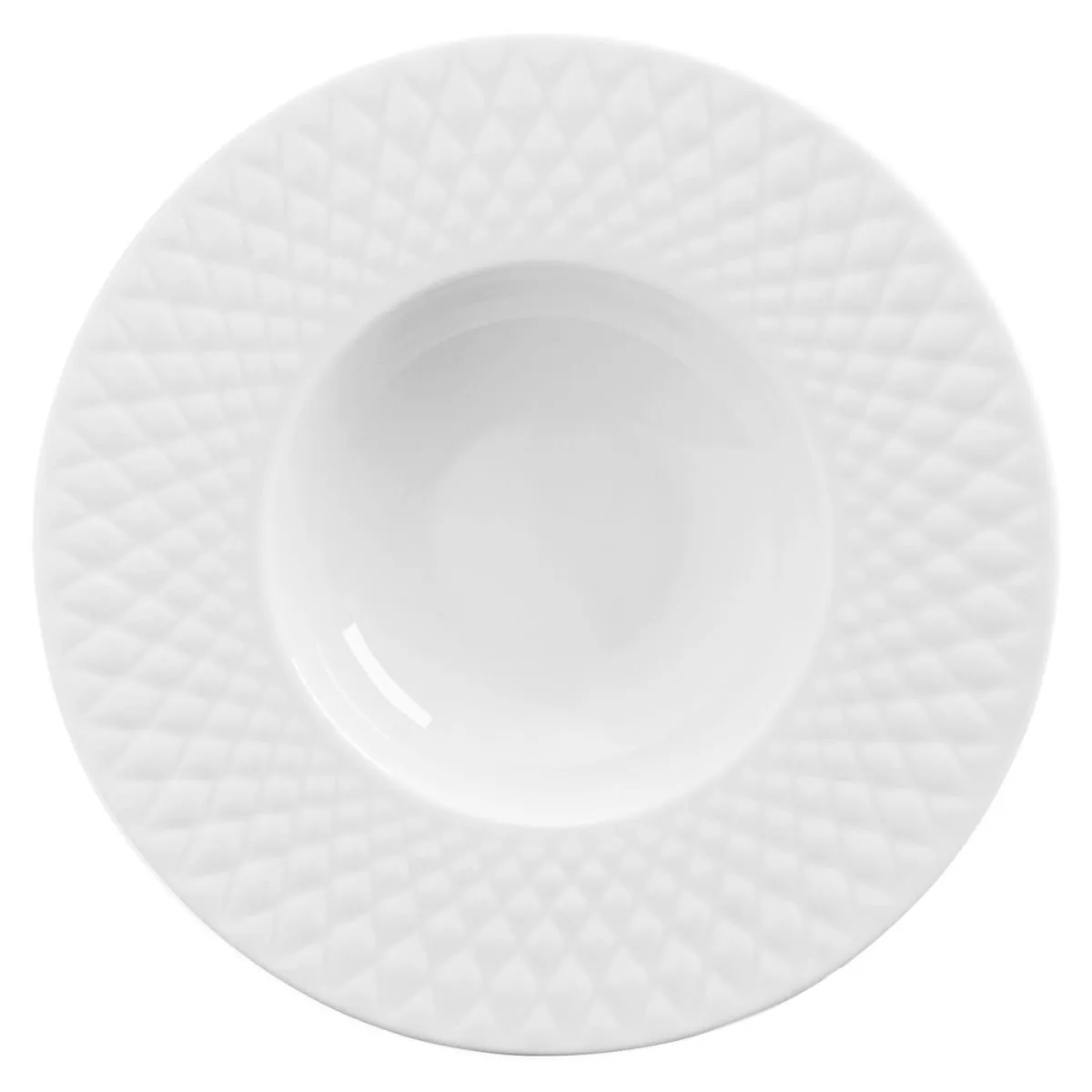 4x VEGA Piatto Bilbero fondo; 380 ml, 27x5.5 cm (ØxH); bianco; rotonda; 4 pz. / Pacco - immagine 1