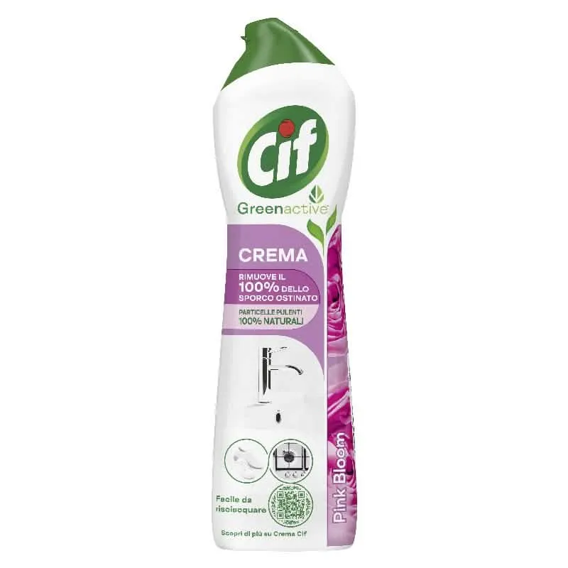 Crema Rosa CIF 500ml per la Pulizia della Casa - immagine 1