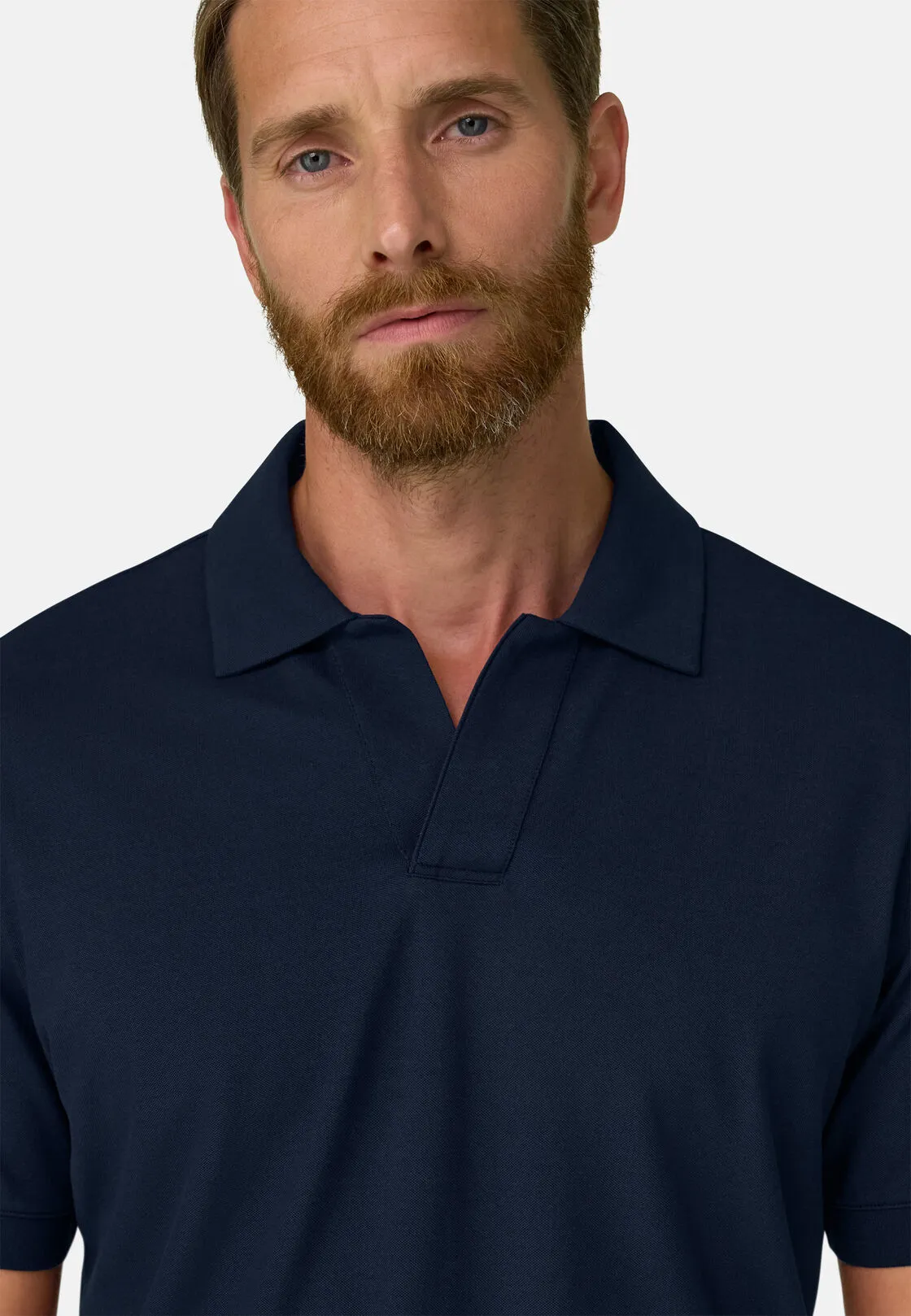 Boggi, Polo In Piqué Misto Cotone Elasticizzato Cool Jade, Uomo, Navy, Taglia: XXL - immagine 3