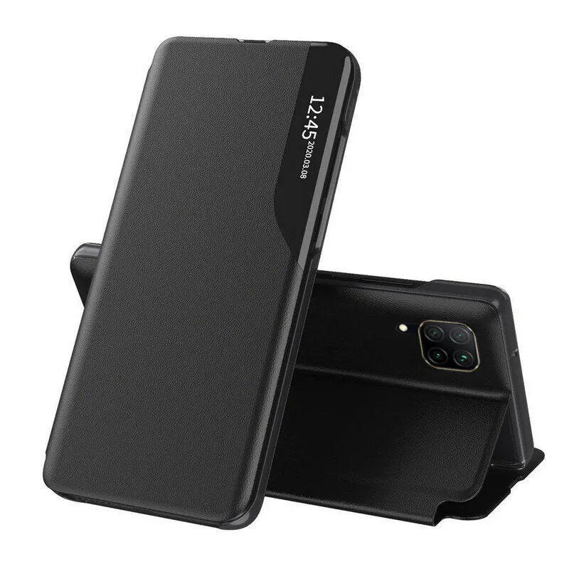 Custodia per Huawei P40 lite 4G, Techsuit, eFold, Nera - immagine 1