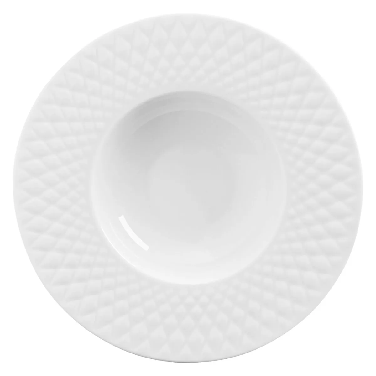 6x VEGA Piatto Bilbero fondo; 260 ml, 23x4.3 cm (ØxH); bianco; rotonda; 6 pz. / Pacco - immagine 1