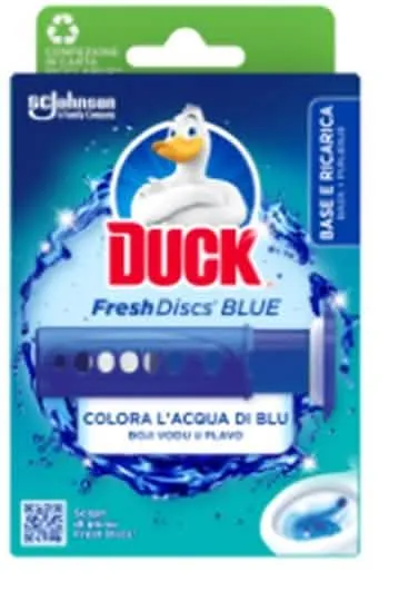 Dischi Freschi per WC Anitra Duck, Blu - immagine 1