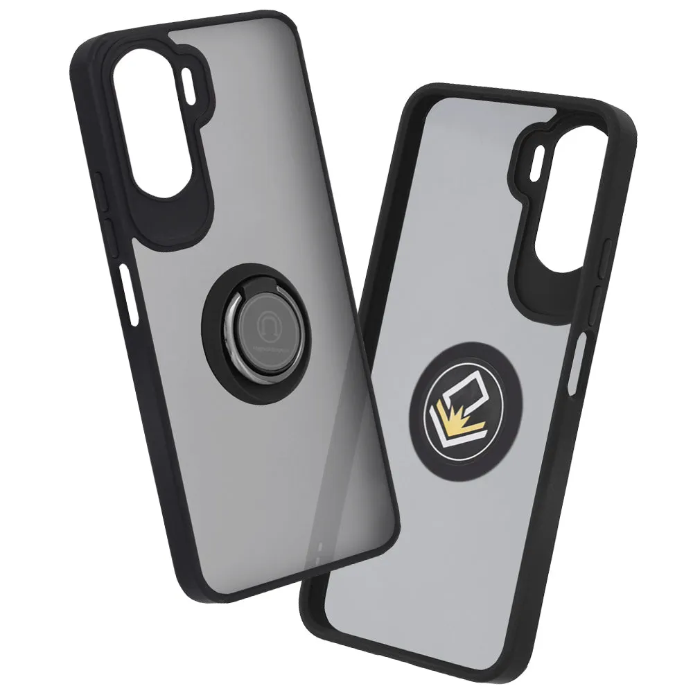 Custodia per Honor 90 Lite, Techsuit, Glinth, Nera - immagine 1