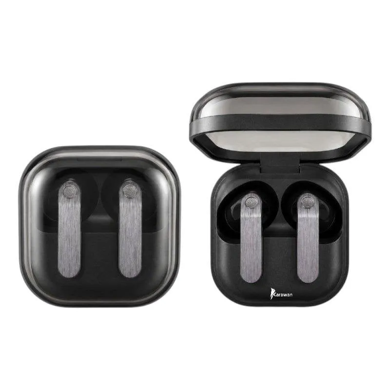 Auricolari Karawan Buds4 Wireless Bluetooth In-Ear Portatili Uso Quotidiano Nero - immagine 1