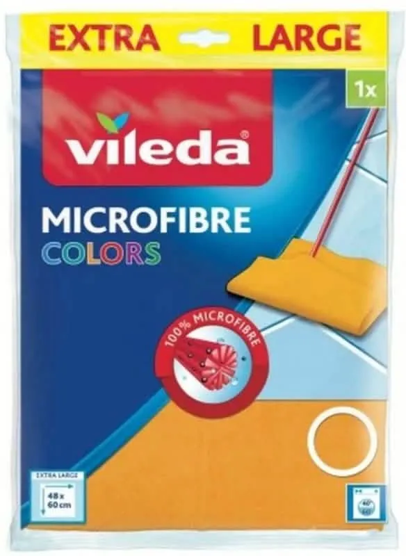 Panno in Microfibra Vileda per Pavimenti - Colori Assortiti - immagine 1