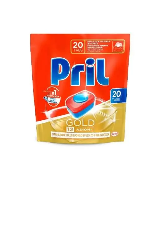 Pril Tab X 20 Oro - Pulisci e Brilla per la Tua Casa - immagine 1