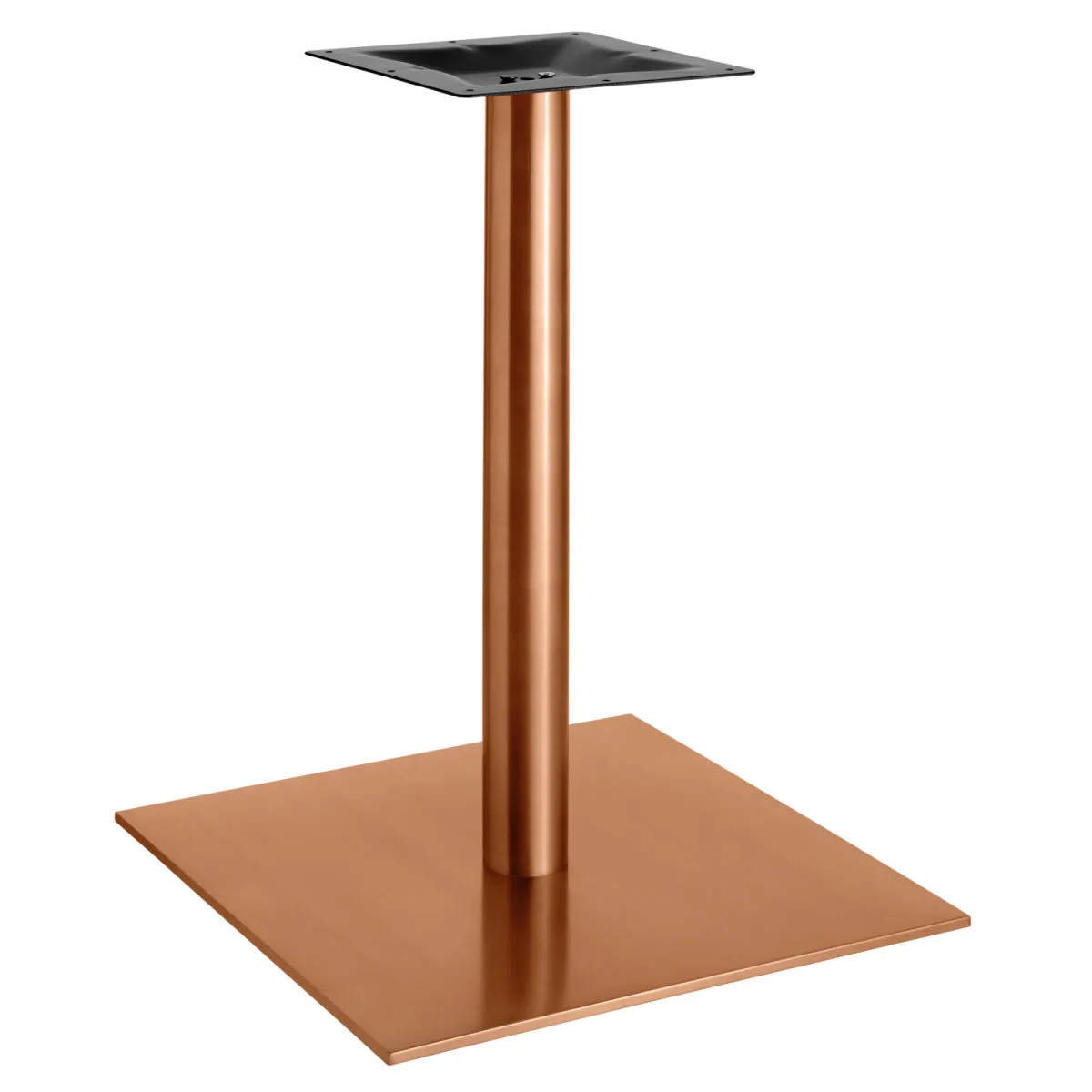 VEGA Base per tavolo Orio quadrato; 55x55x72 cm (LxLxH); rame; quadrata - immagine 1