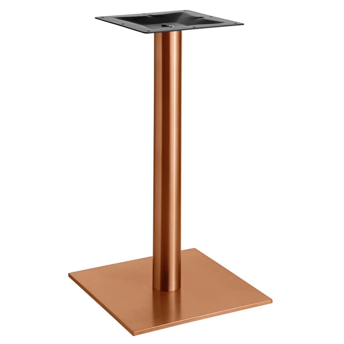 VEGA Base per tavolo Orio quadrato; 40x40x72 cm (LxLxH); rame; quadrata - immagine 1