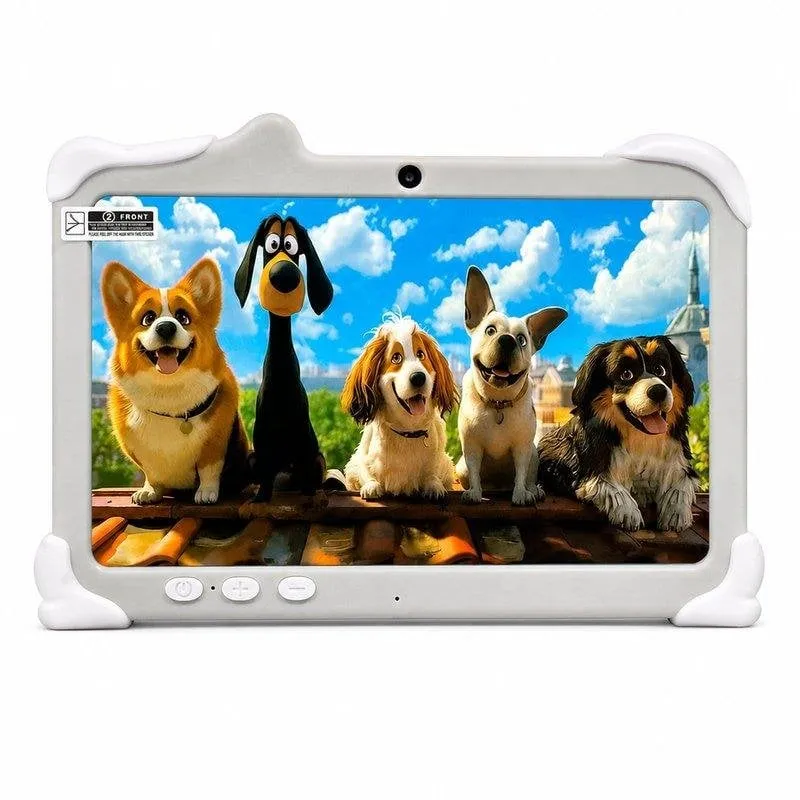 Tablet Bambini Haidiko 7" Android 14 3GB 32GB WiFi 5G Custodia Anticadute - immagine 1