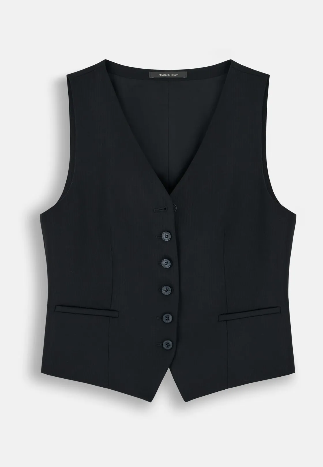 Boggi, Gilet In Misto Lana, Donna, Nero, Taglia: M - immagine 5