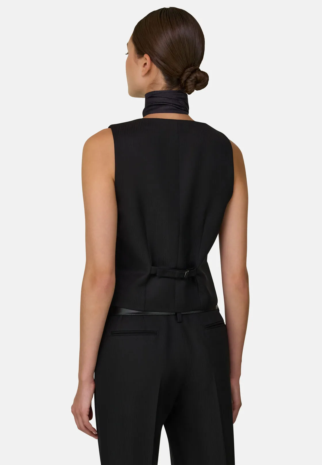 Boggi, Gilet In Misto Lana, Donna, Nero, Taglia: XS - immagine 4