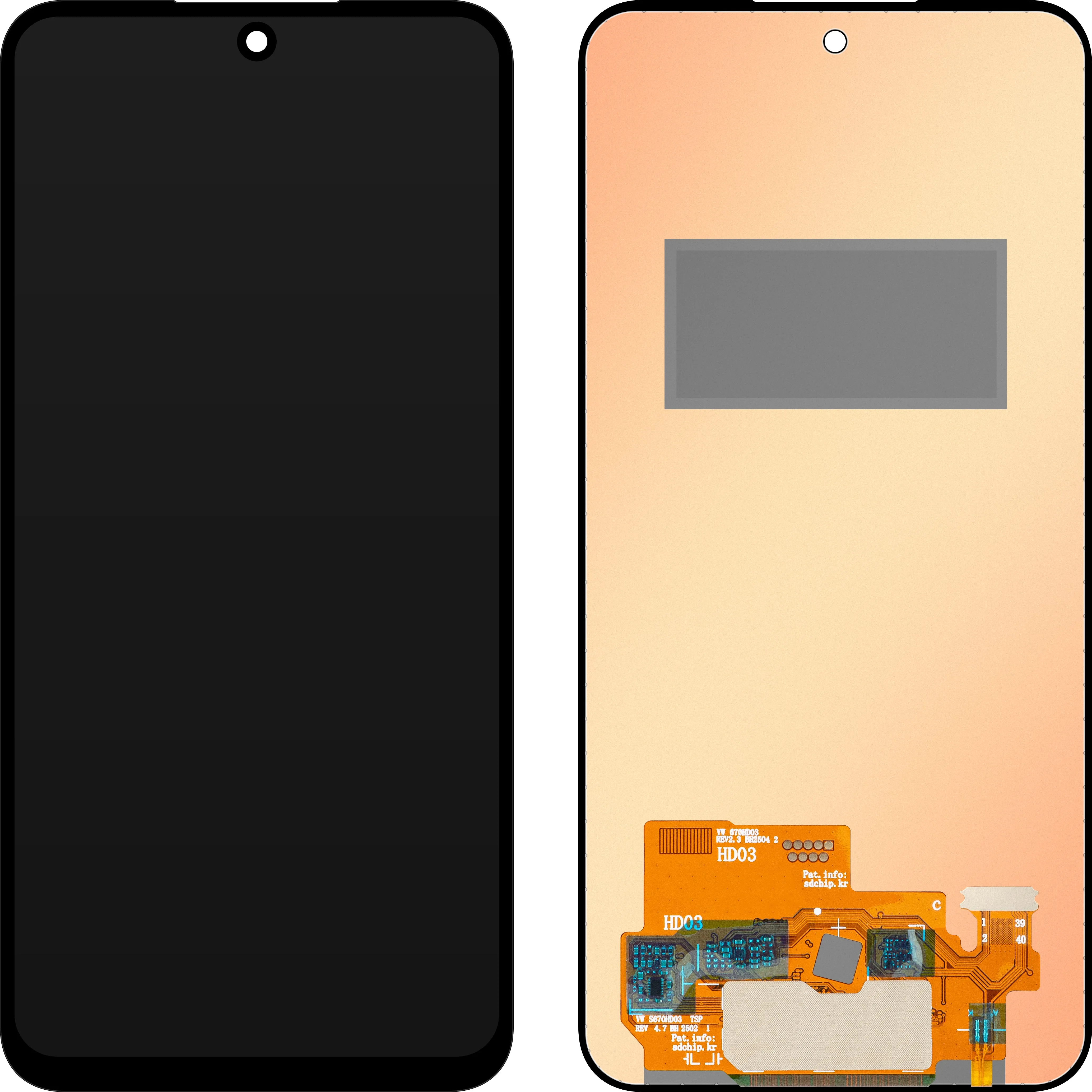 Display con Touchscreen MP compatibile con Samsung Galaxy A36 A366 / A56 A566 / A37 5G - immagine 1