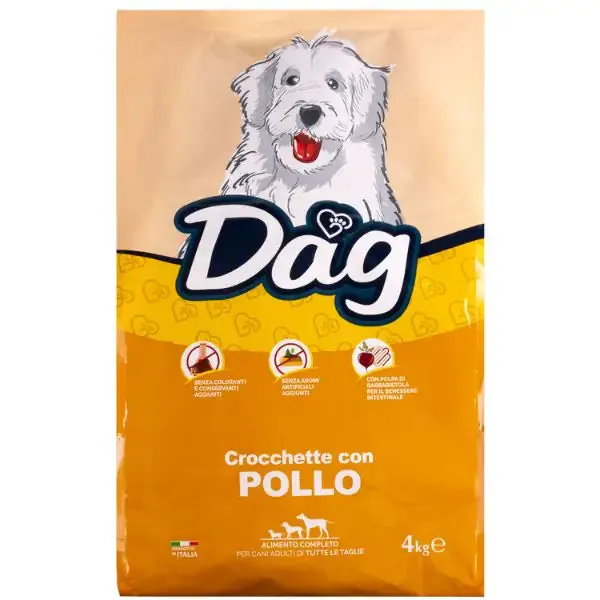 Dag Dog Adult All Breeds Pollo 4 kg - Croccantini per cani - immagine 1