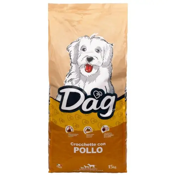 Dag Dog Adult All Breeds Pollo 15 kg - Croccantini per cani - immagine 1