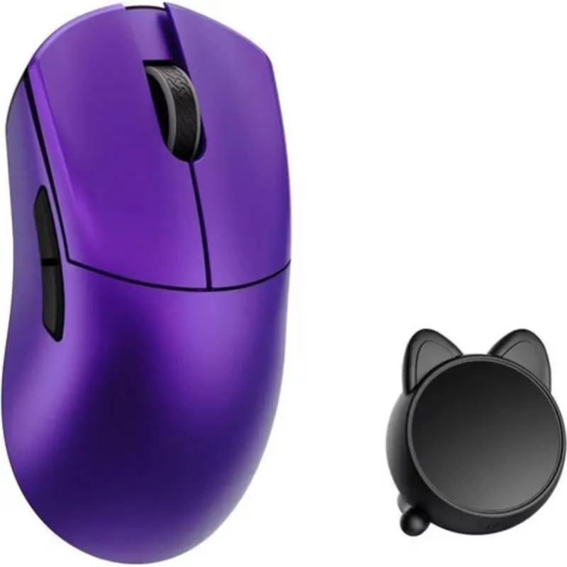 Ratón WLMouse HUAN RF Wireless 26000 DPI Viola 5 Pulsanti - immagine 1