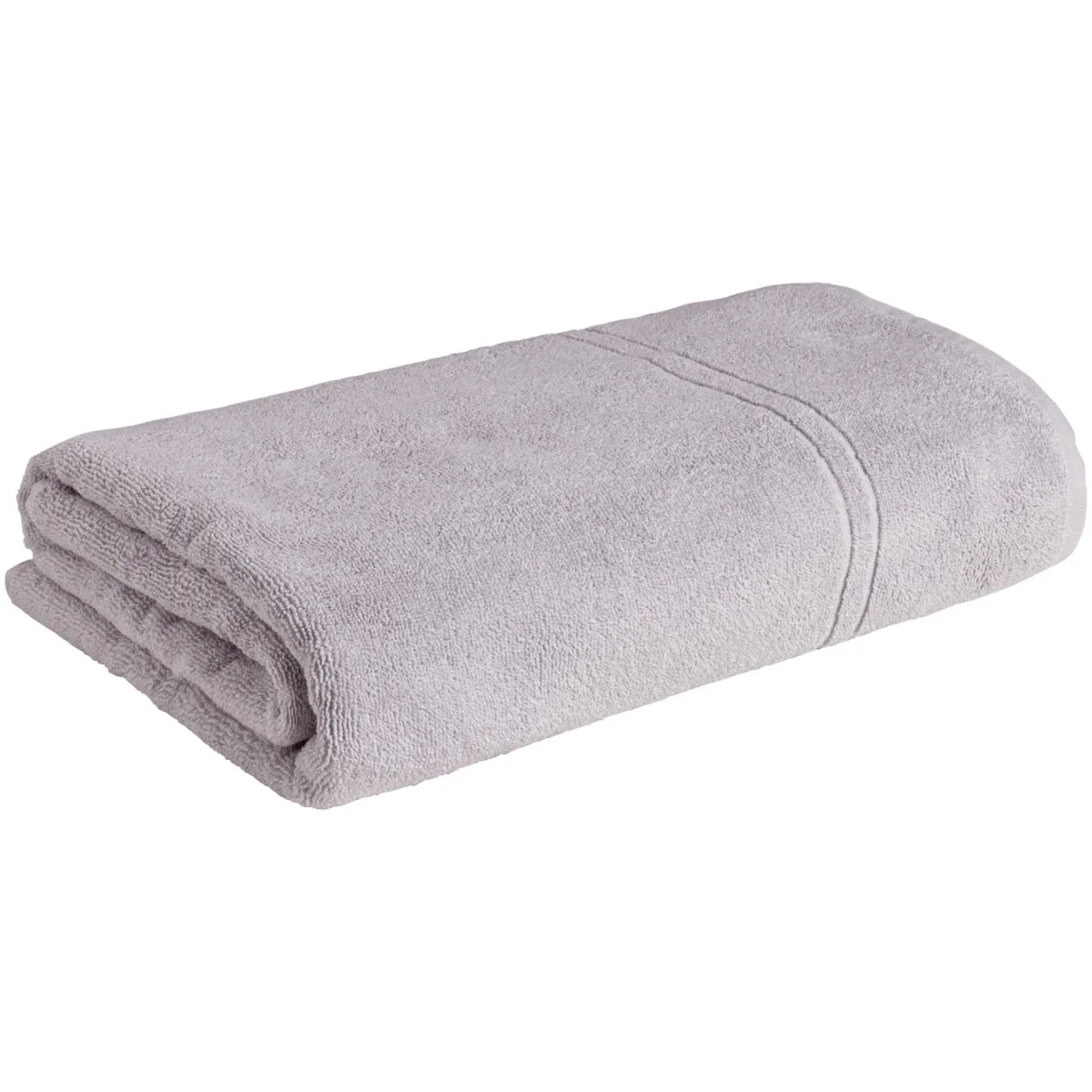 ERWIN M. Telo bagno Dina; 100x150 cm (LxL); grigio chiaro - immagine 1