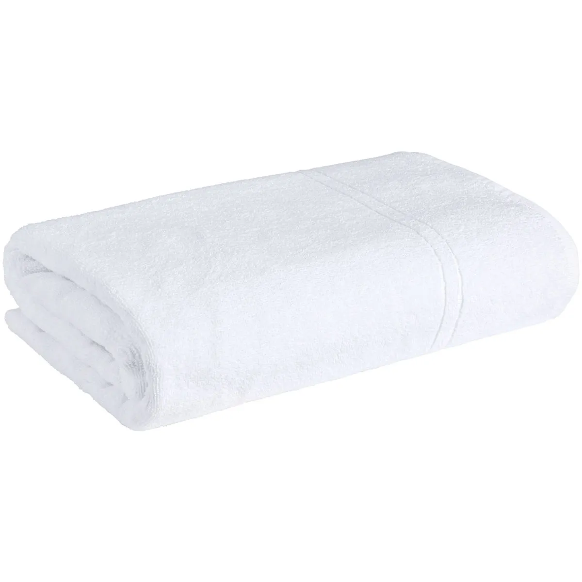 ERWIN M. Telo bagno Dina; 100x150 cm (LxL); bianco - immagine 1