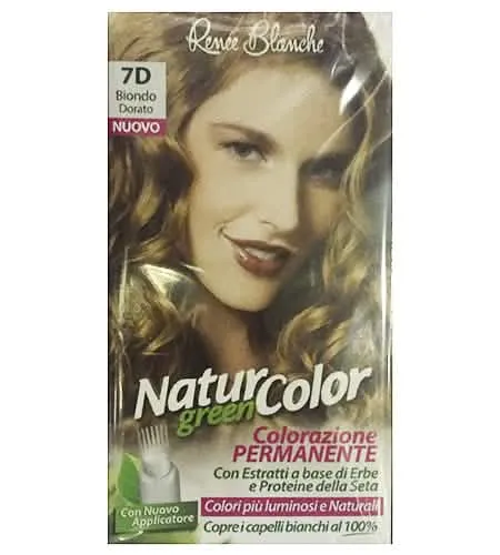 NATUR COLOR 7D BIONDO DORATO - Colore Naturale per Capelli - immagine 1