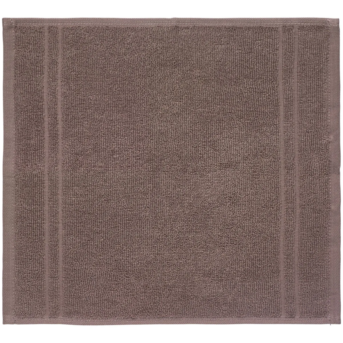 10x ERWIN M. Asciugamano bidet Dina; 30x30 cm (LxL); tortora; 10 pz. / Pacco - immagine 1