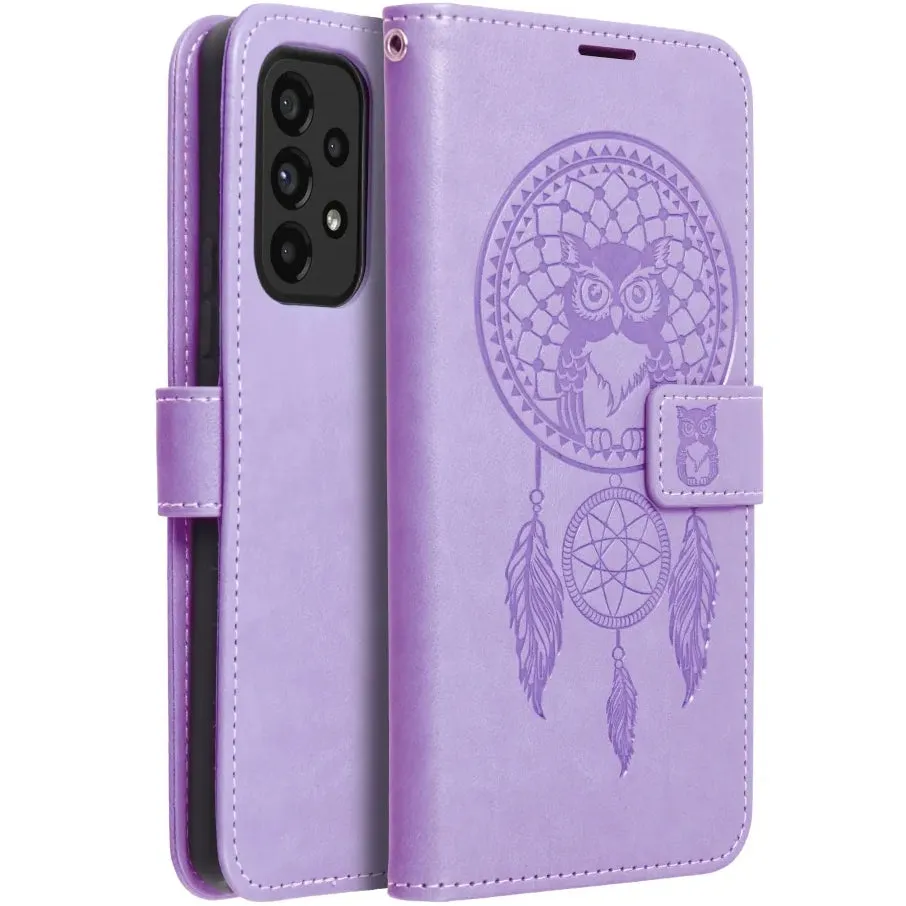 Custodia per Samsung Galaxy A22 5G A226, OEM, MEZZO Dream Catcher, Viola - immagine 1