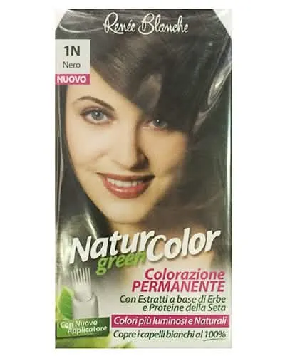 NATUR COLOR 1N NERO - Colorazione Naturale per Capelli Neri - immagine 1