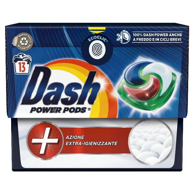 DASH ECODOSI PODS IGIENIZZANTI 13 PEZZI PER UNA CASA PULITA - immagine 1