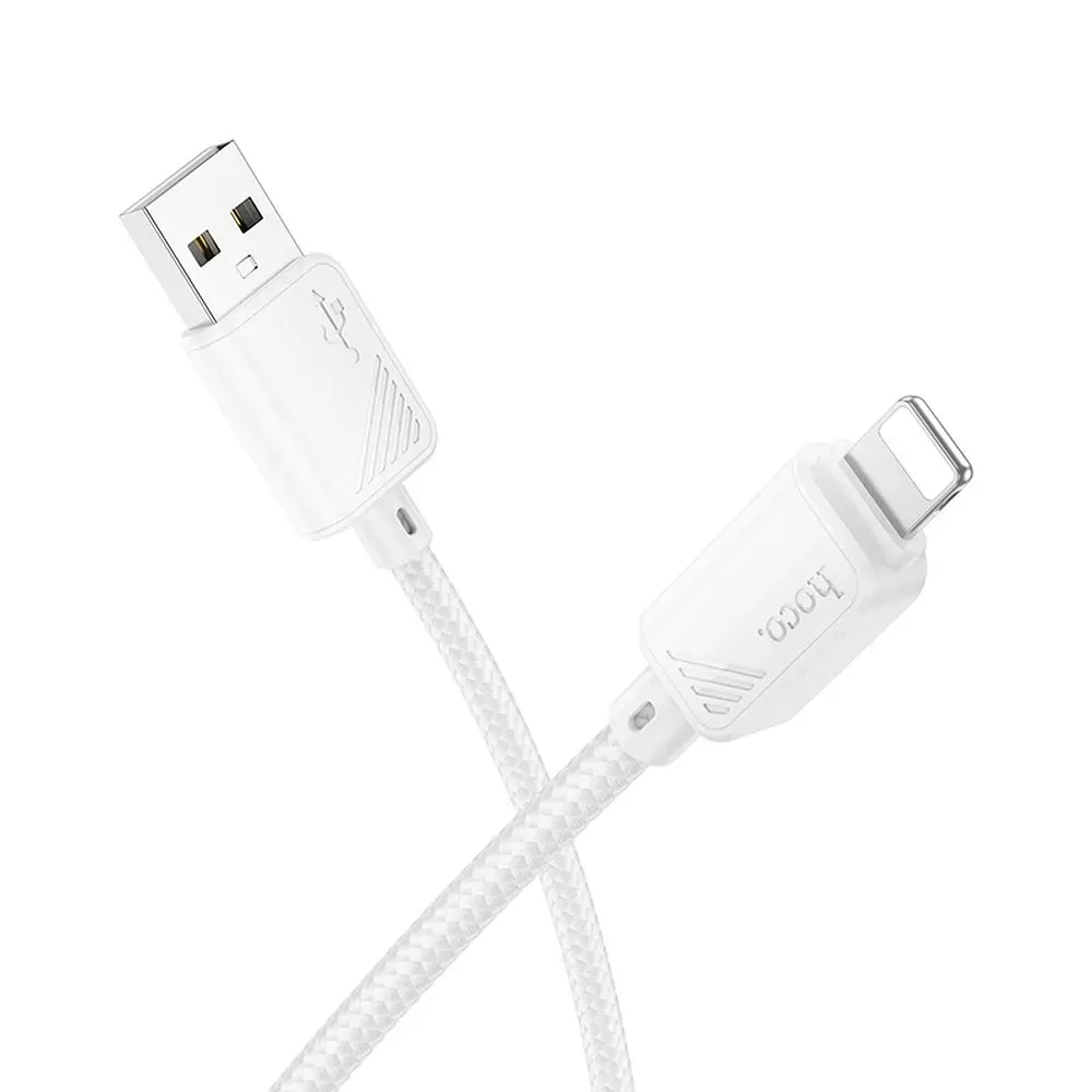 Cavo Dati e Ricarica USB-A - Lightning HOCO X113, 18W, 1m, Bianco - immagine 1