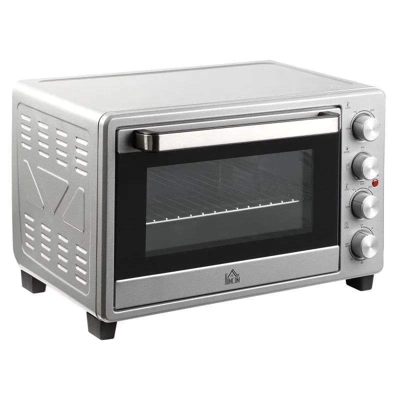 Fornetto Elettrico Blossom 32L 1600W 3 Funzioni 52,2x38,1x33,5cm Acciaio Vetro Argento - immagine 1
