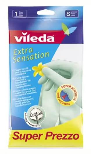 Guanti Extra Sensitivi Vileda per Piccole Mani - immagine 1