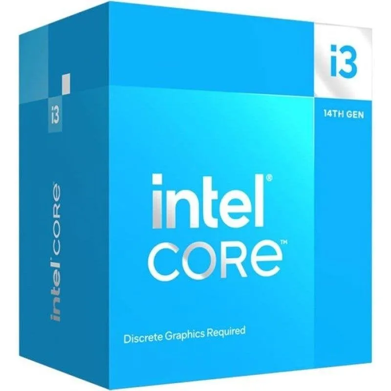 Processore Intel Core i3-14100F 4 Nuclei 3,5 GHz Frequenza base 4,7 GHz Turbo - immagine 1
