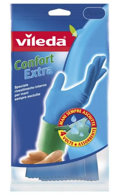 Guanti Vileda Comfort Extra Grandi per Uso Domestico - immagine 1
