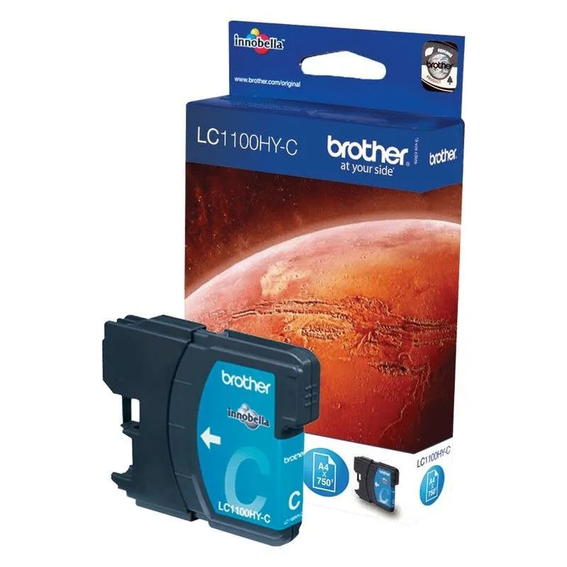 Cartuccia inchiostro Brother LC1100HYC ciano alta capacità - immagine 1